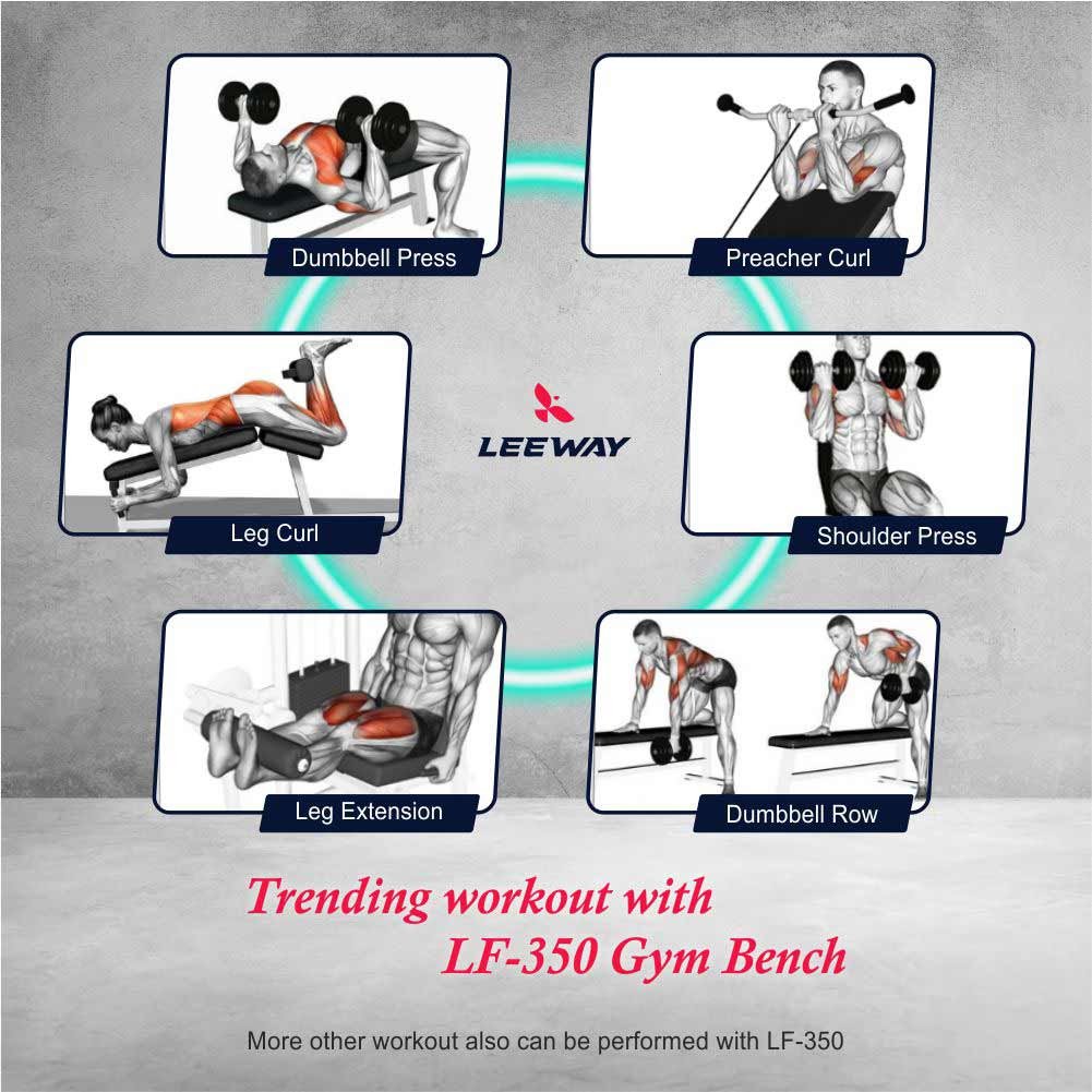 Best workout bench Leeway LF350 Best workout bench Leeway LF350
