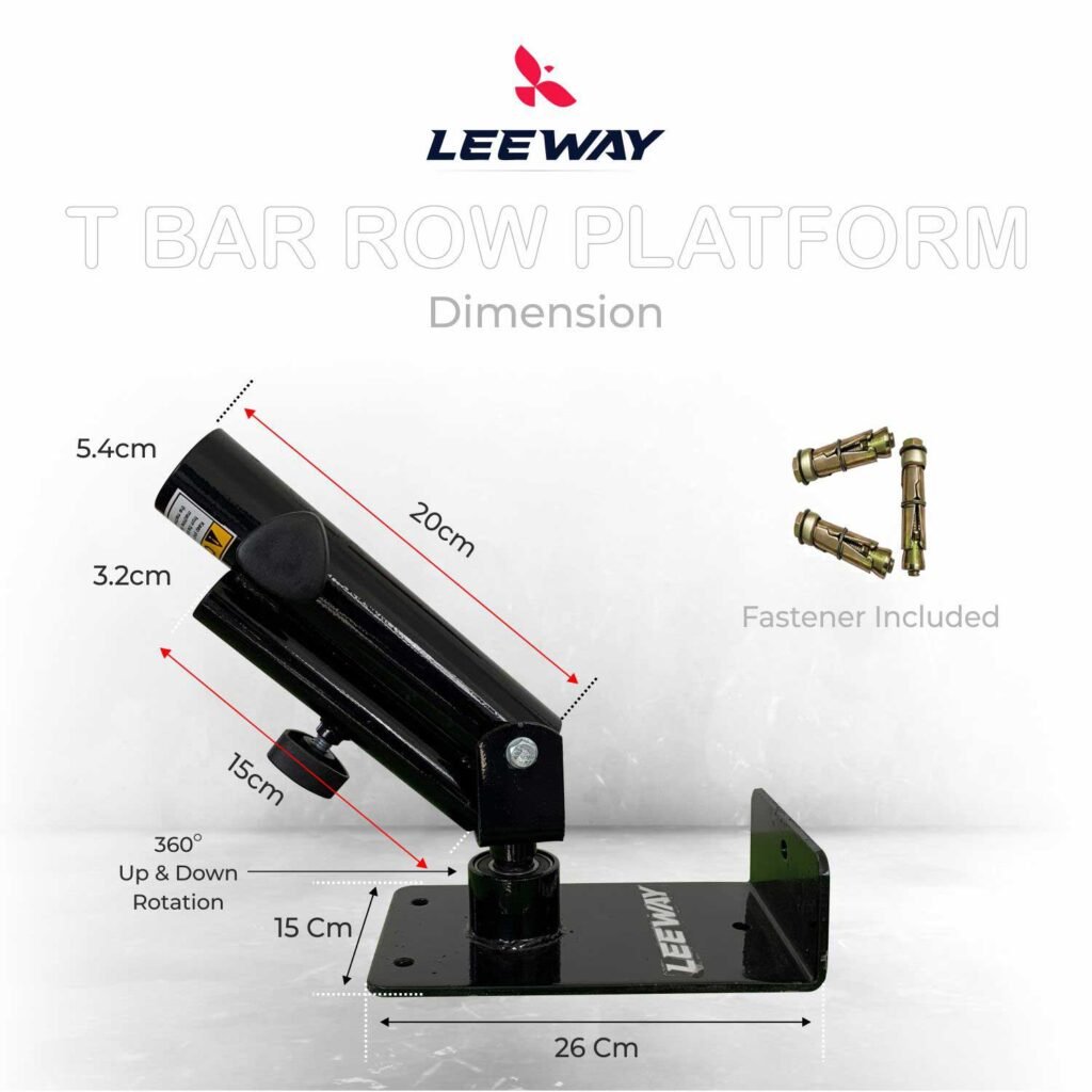 T bar row machine Dimension