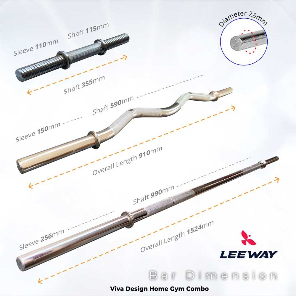 Barbell Dimension Leeway Barbell Dimension Leeway