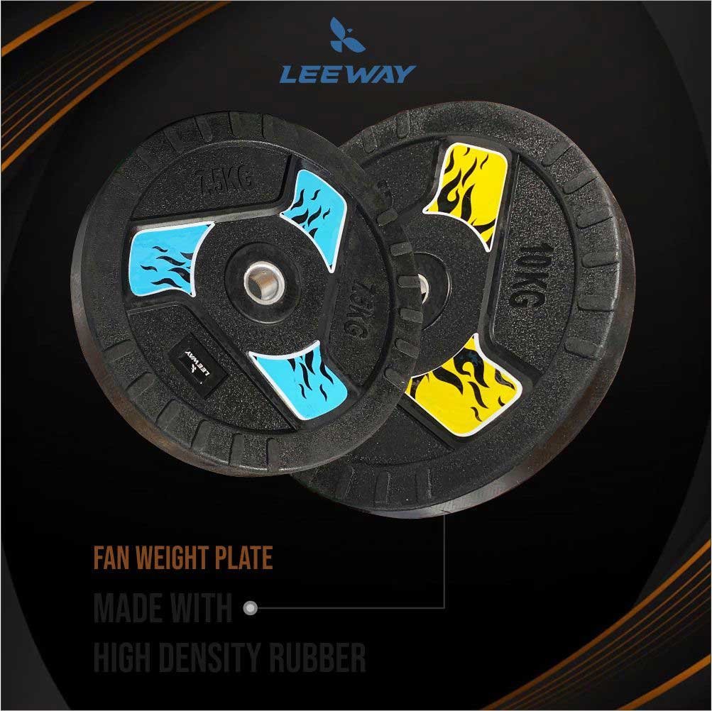 Rubber-weights-for-home-gym-Leeway-Fitness