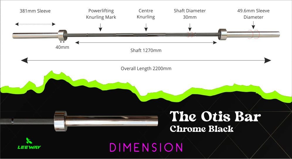 Dimension - Olympic Barbell - Leeway Fitness