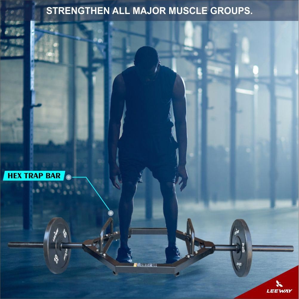 Hex Bar strengthen the hamstrings, glutes, and back. Hex Bar strengthen the hamstrings, glutes, and back.