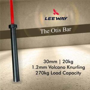 Gym Bar Features | Leeway's The Otis Bar (Red - Black)