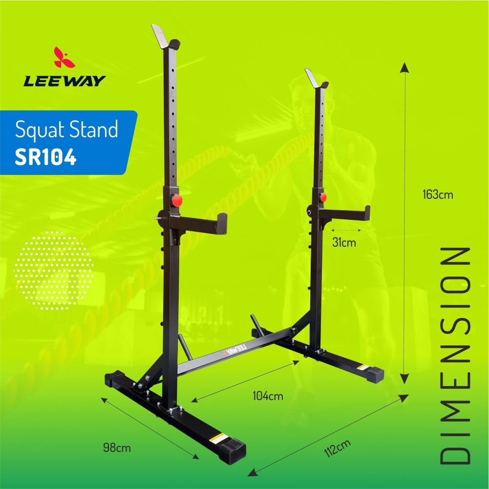 Home squat rack SR104 - Leeway Fitness Home squat rack SR104 - Leeway Fitness