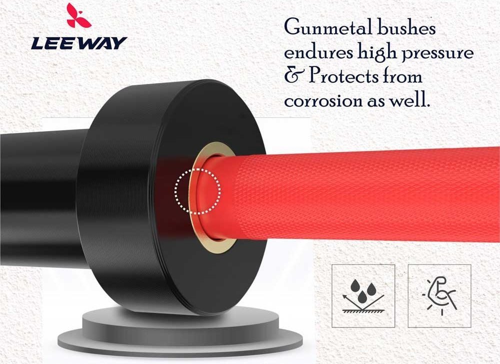 Gunmetal Bush - The Ostin Bar - Leeway Fitness Barbell Gunmetal Bush - The Ostin Bar - Leeway Fitness Barbell