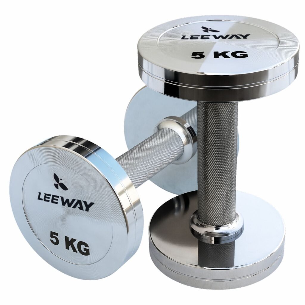 Steel dumbbell set Leeway