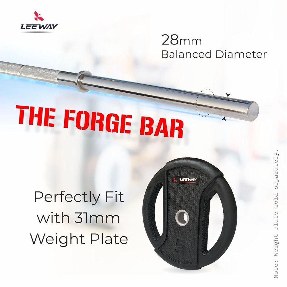 best barbell for home gym - Compatible with Standard Weight Leeway